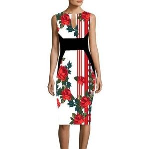 Fenghua Slim Office Pencil Dress